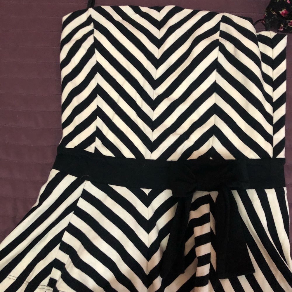 Stripe peplum top